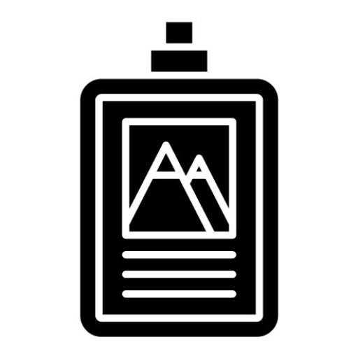 Skiing Holiday Glyph Icon