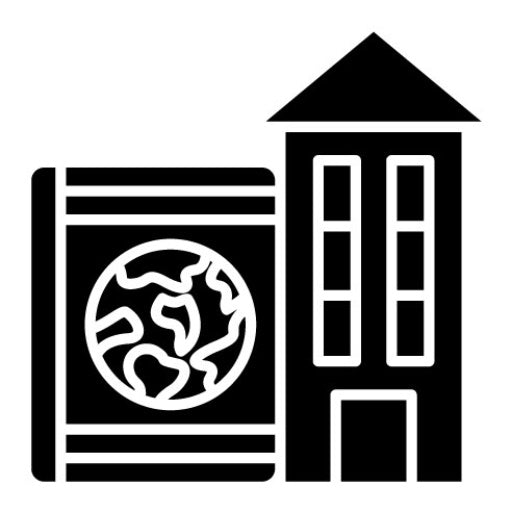 Travel Agency Glyph Icon | Travel Agency