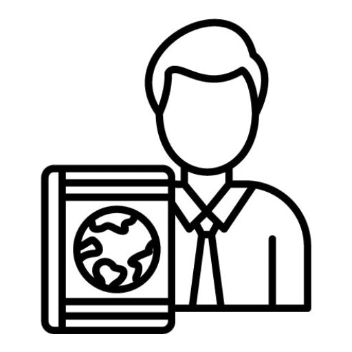 Travel Agent Male Icon