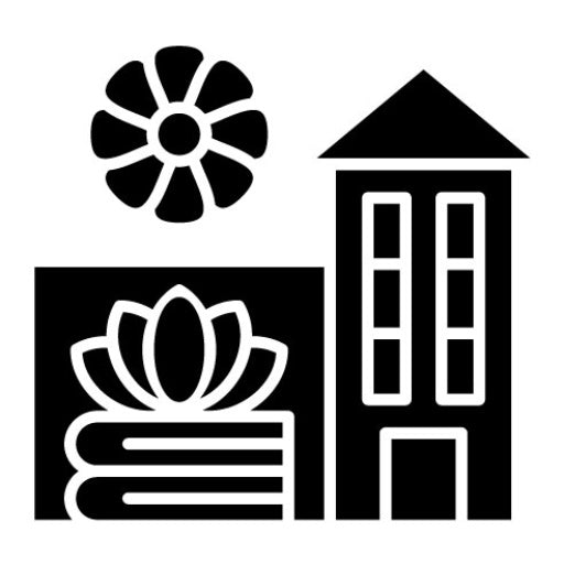 Wellness Resort Glyph Icon