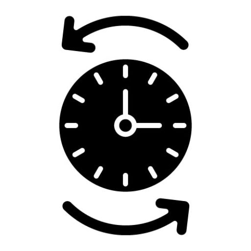 Time Tracking Glyph Icon | Logistics
