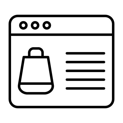 ECommerce Webpage Icon