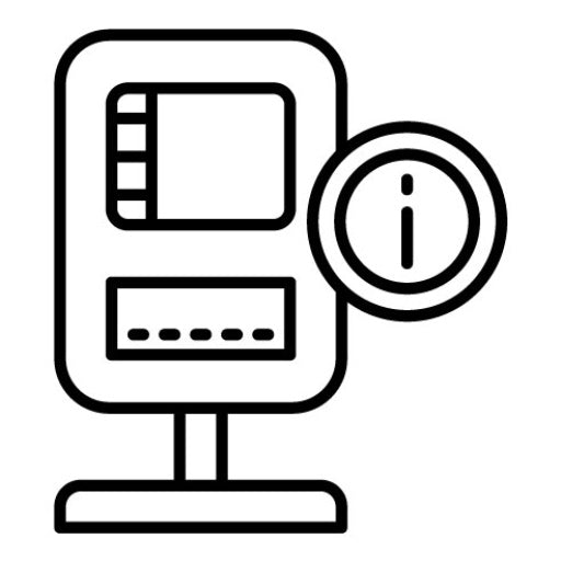Information Kiosk Icon | Theme Park