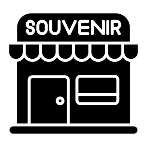 Souvenir Shop Glyph Icon | Theme Park