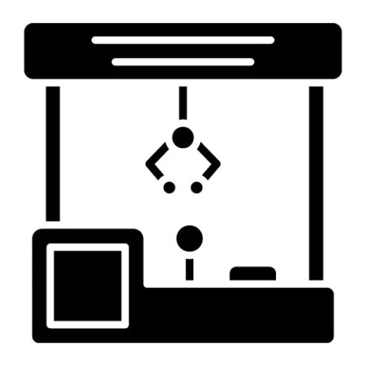 Claw Machine Glyph Icon | Theme Park