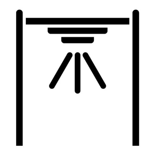 Spray Nozzle Glyph Icon