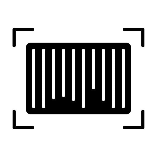 Barcode Glyph Icon