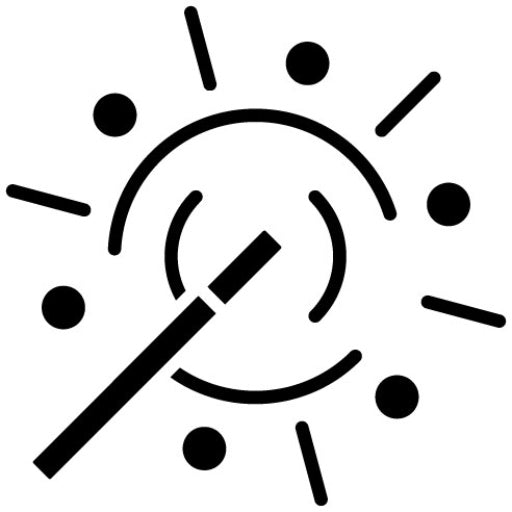 Auto Enhance Glyph Icon