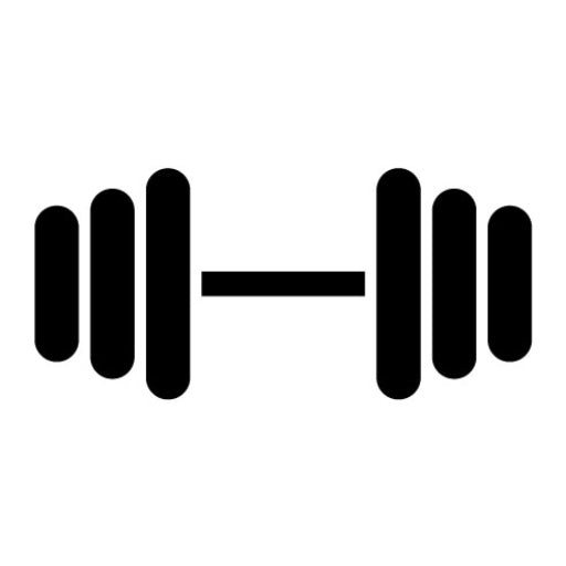 Adjustable Dumbbells Glyph Icon
