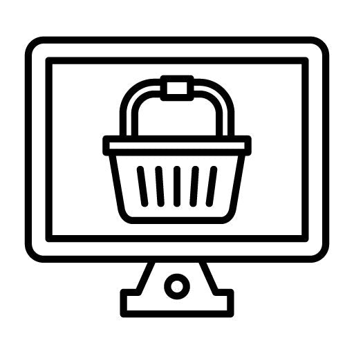 Online Shopping Basket Icon