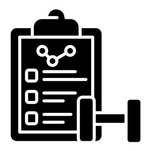 Weight Monitoring Glyph Icon