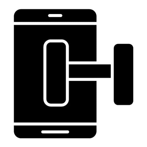 Workout App Glyph Icon