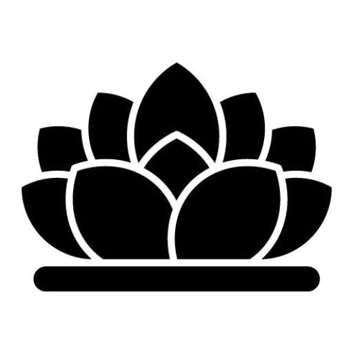 Yoga Glyph Icon | Fitness at Home