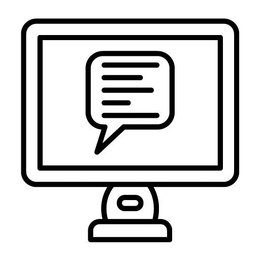Desktop Messaging Icon