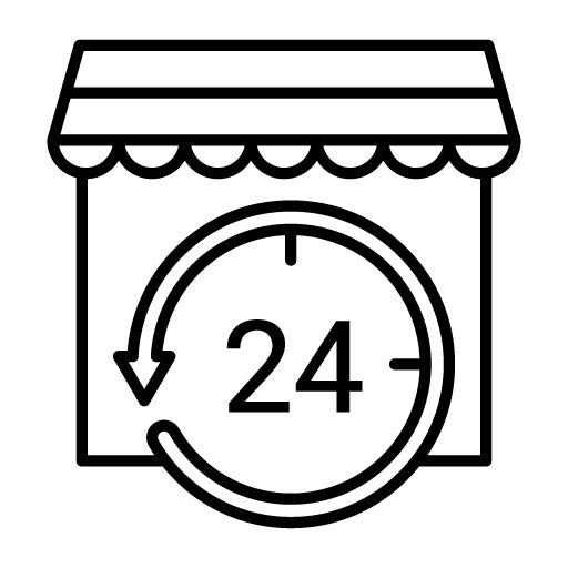 24 Hrs Open Icon