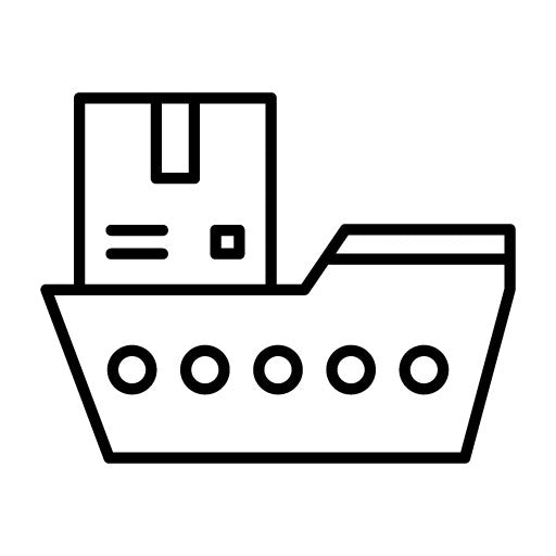 Worldwide Shipping Boat Icon