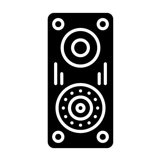 Speaker Glyph Icon | Communication and Media