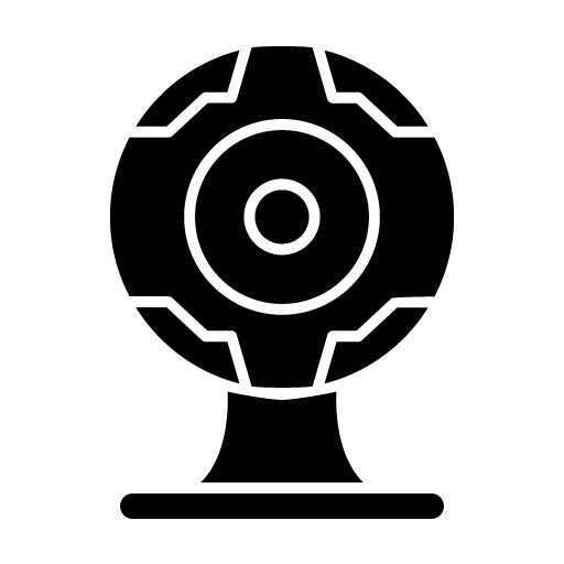 Webcam Glyph Icon