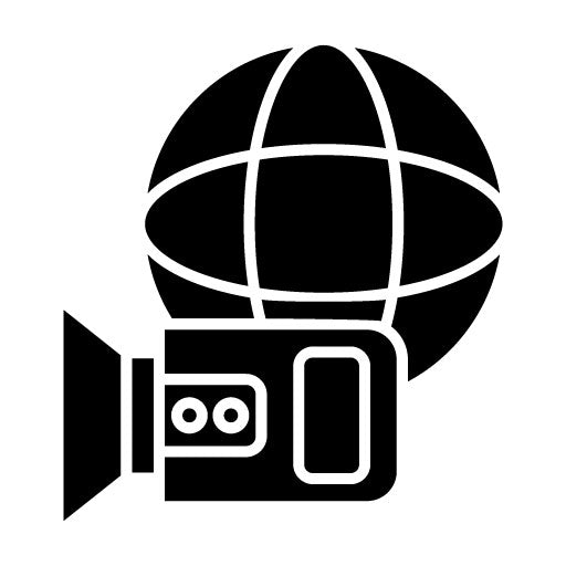 Worldwide Coverage Glyph Icon