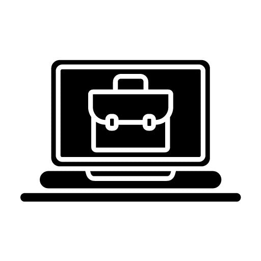 Algorithm Glyph Icon | Data Analytics
