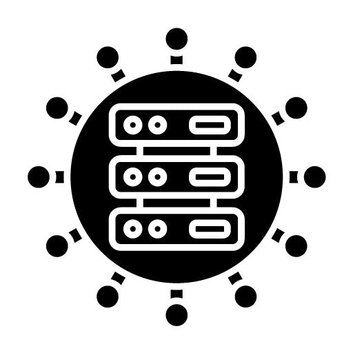 Big Data Glyph Icon | Data Analytics
