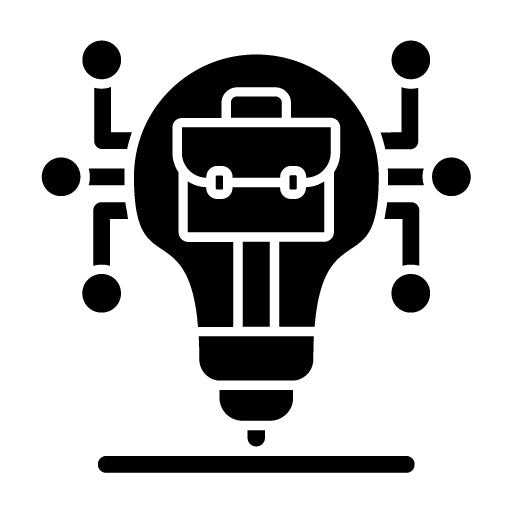 Business Intelligence Glyph Icon | Data Analytics