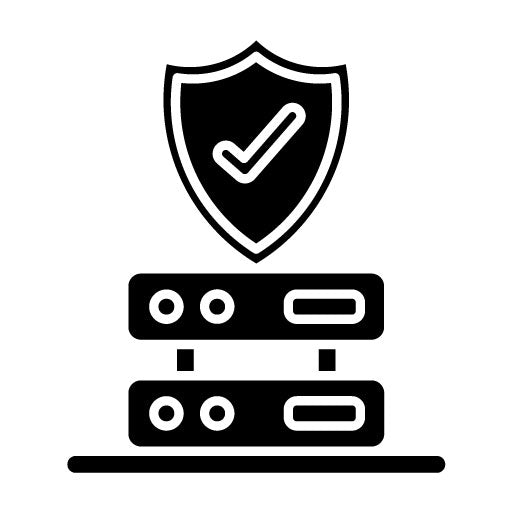 Data Protection Glyph Icon | Data Analytics