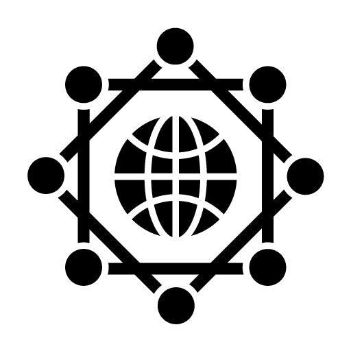 Global Infrastructure Glyph Icon | Data Analytics