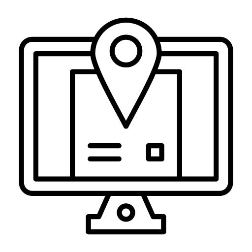 Online Shipment Tracking Icon