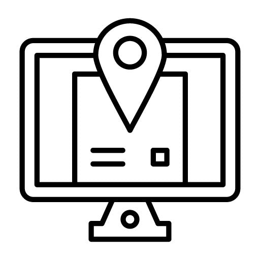 Online Shipment Tracking Icon