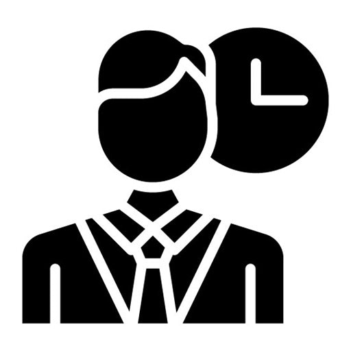 Business Hours Glyph Icon