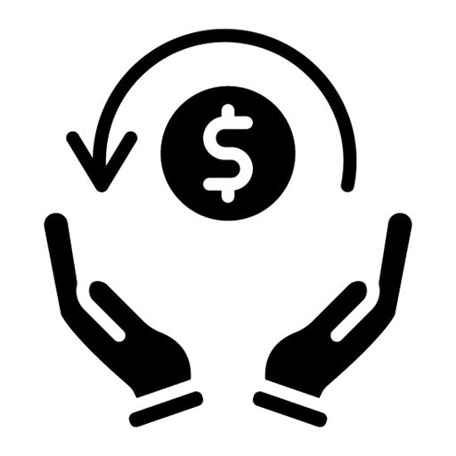 Cashback Glyph Icon | Web Store
