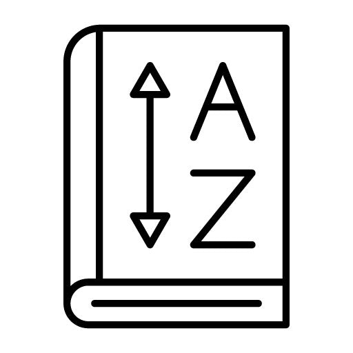 From A to Z Icon