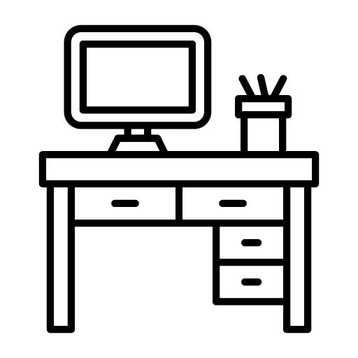 Desktop Table Icon