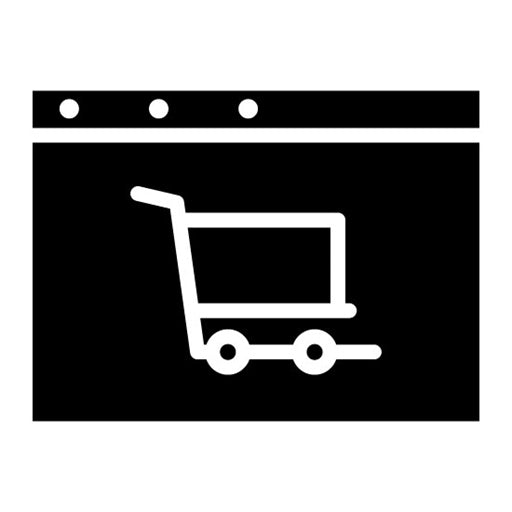 Web Store Glyph Icon | Web Store