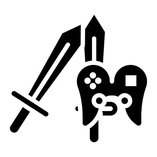 Adventure Game Glyph Icon