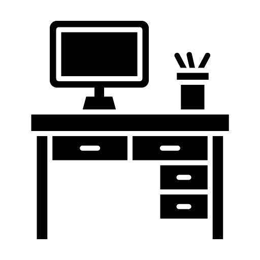 Desktop Table Glyph Icon
