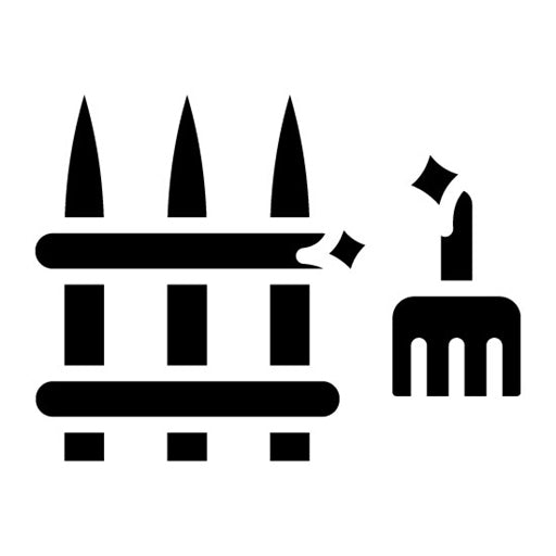 Backyard Cleaning Glyph Icon