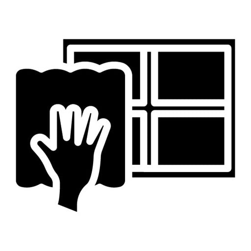 Window Cleaning Glyph Icon