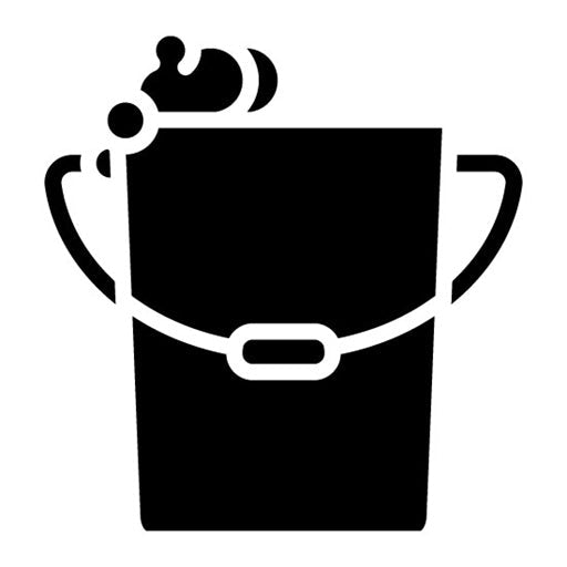 Cleaning Bucket Glyph Icon