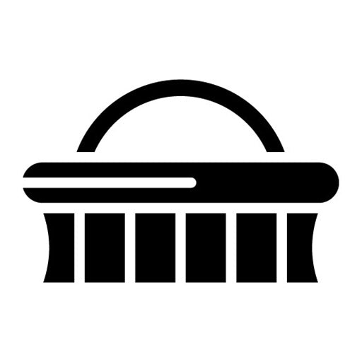 Brush Glyph Icon | Cleaning