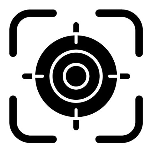 Basic Target Glyph Icon