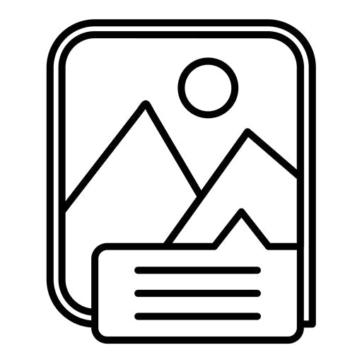 Bending Picture Caption List Icon