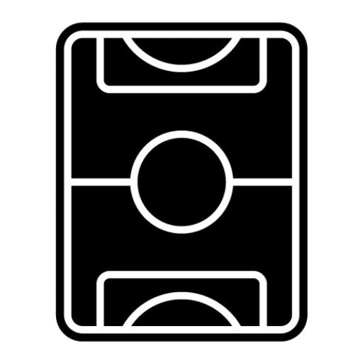 Hockey Field Glyph Icon