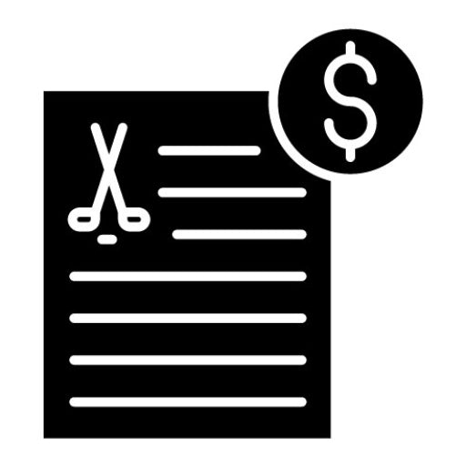 Hockey Scholarship Glyph Icon