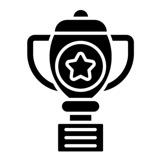 Trophy Glyph Icon | Hockey