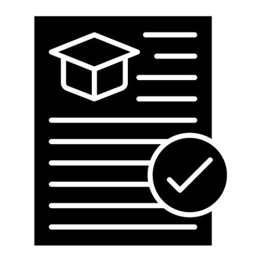 Assignment Glyph Icon | Online Education