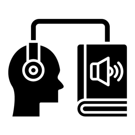 Audio Course Glyph Icon