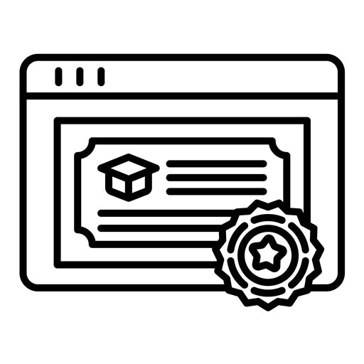 Certificate Icon | Online Education