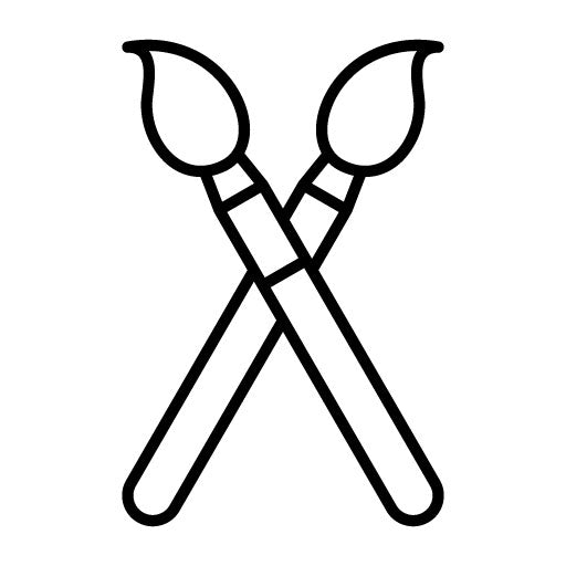 Paint Brushes Icon